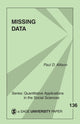 Book cover of: Missing Data. By: Paul D. Allison