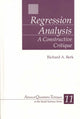 Book cover of: Regression Analysis. By: Richard A. Berk