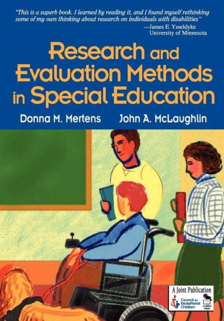 Book cover of: Research and Evaluation Methods in Special Education. By: Donna M. Mertens