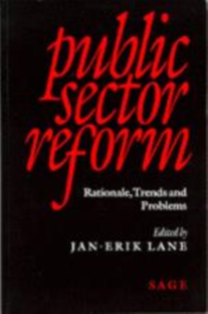 Book cover of: Public Sector Reform. By: Jan-Erik Lane
