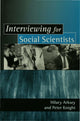 Book cover of: Interviewing for Social Scientists