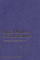 Book cover of: Critical Analysis of Organizations
