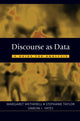 Book cover of: Discourse as Data
