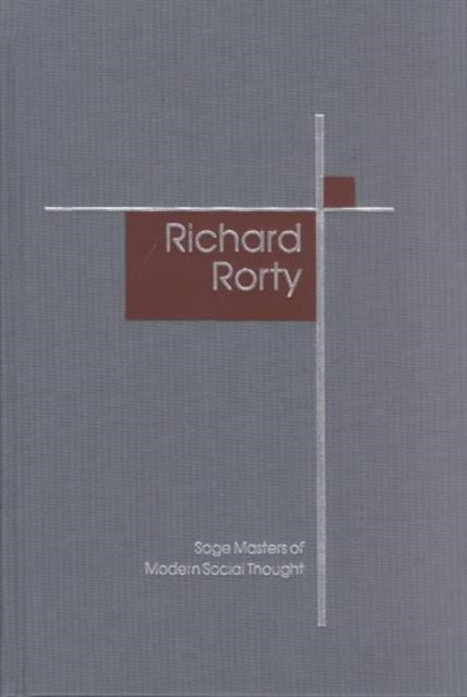Book cover of: Richard Rorty. By: Alan Malachowski