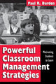 Book cover of: Powerful Classroom Management Strategies. By: Paul R. Burden