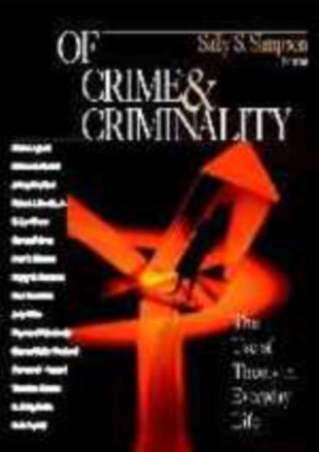 Book cover of: Of Crime and Criminality. By: Sally Simpson