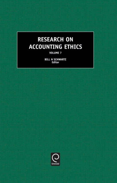 Book cover of: Research on Accounting Ethics. By: Bill N. Schwartz