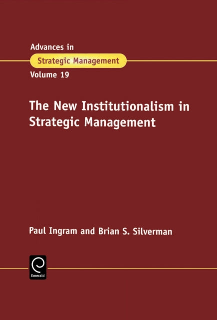 Book cover of: New Institutionalism in Strategic Management
