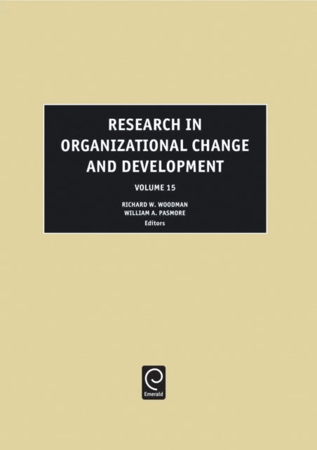 Book cover of: Research in Organizational Change and Development