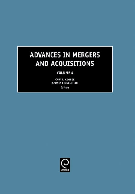 Book cover of: Advances in Mergers and Acquisitions
