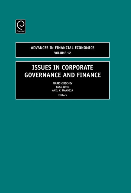 Book cover of: Issues in Corporate Governance and Finance