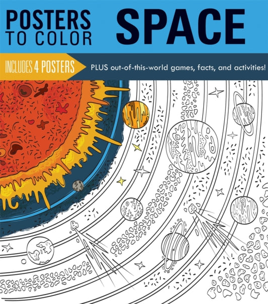 Book cover of: Posters to Color: Space