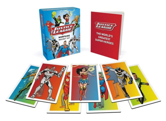 Book cover of: Justice League: Morphing Magnet Set. By: Steve Korté