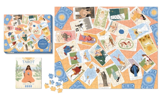 Book cover of: Tarot 500-Piece Puzzle. By: Nikki Van De Car