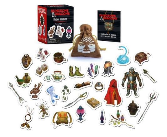 Book cover of: Dungeons & Dragons: Bag of Holding Magnet Set. By: Brenna Dinon