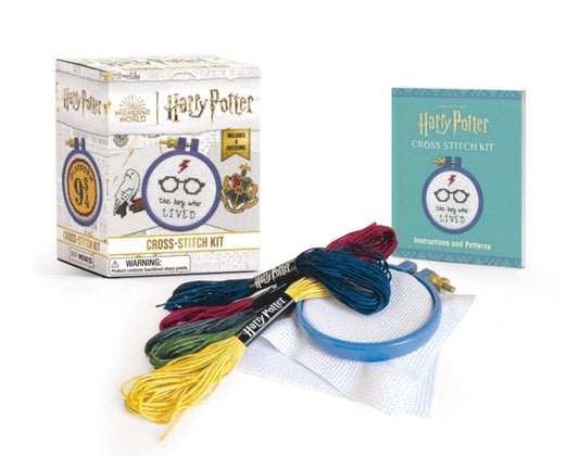 Book cover of: Harry Potter Cross-Stitch Kit. By: Running Press