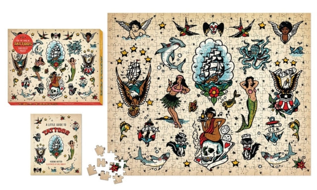 Book cover of: For the Love of Tattoos 500-Piece Puzzle