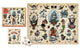 Book cover of: For the Love of Tattoos 500-Piece Puzzle