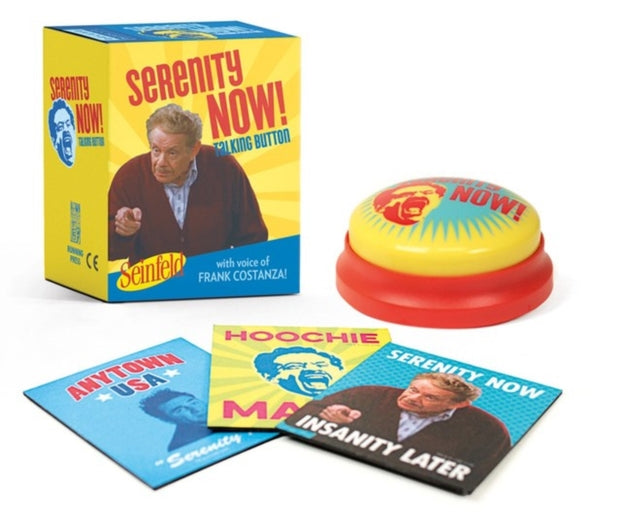 Book cover of: Seinfeld: Serenity Now! Talking Button. By: Jerry Stiller