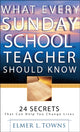 Book cover of: What Every Sunday School Teacher Should Know. By: Elmer L. Towns