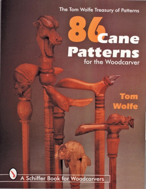 Book cover of: 86 Cane Patterns for the Woodcarver