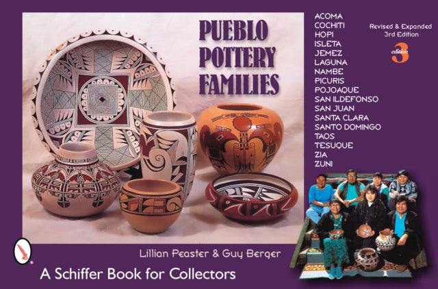 Book cover of: Pueblo Pottery Families. By: Lillian Peaster