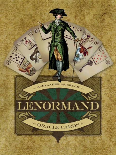 Book cover of: Lenormand Oracle Cards. By: Alexandre Musruck