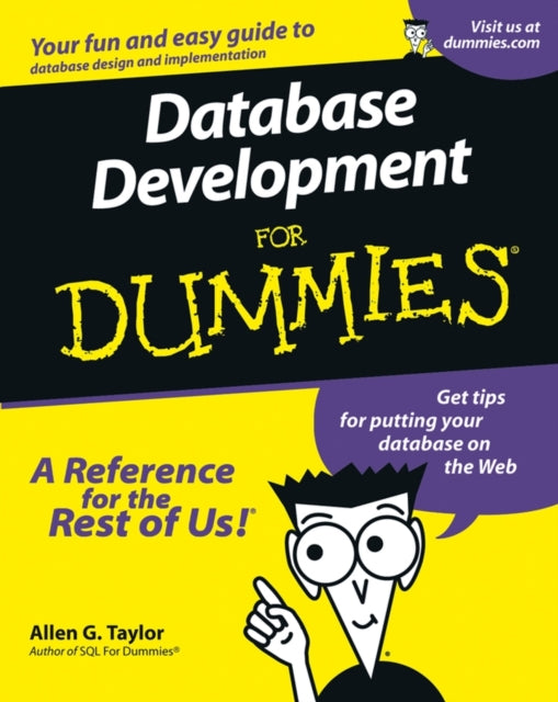 Book cover of: Database Development For Dummies. By: Allen G. Taylor