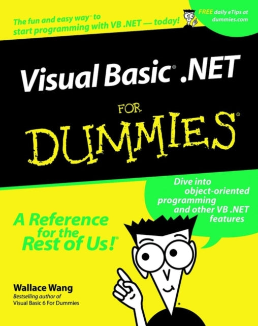 Book cover of: VisualBasic .NET For Dummies. By: Wallace Wang