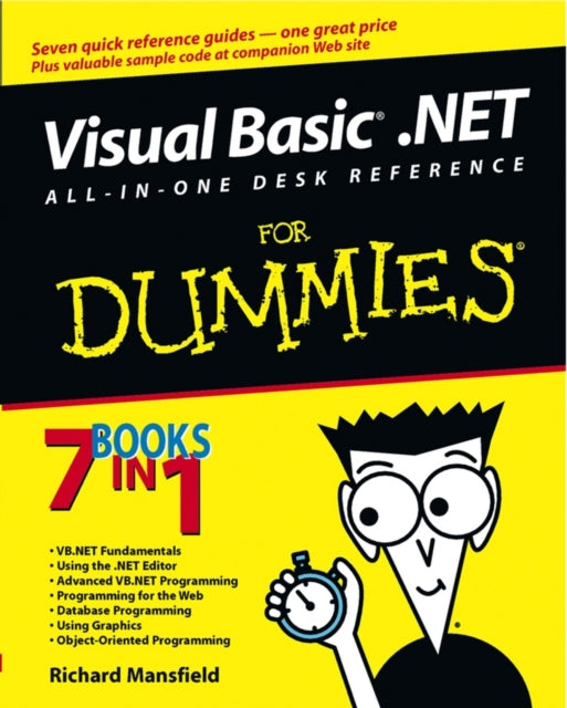 Book cover of: Visual Basic .NET All-In-One Desk Reference For Dummies