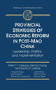 Book cover of: Provincial Strategies of Economic Reform in Post-Mao China