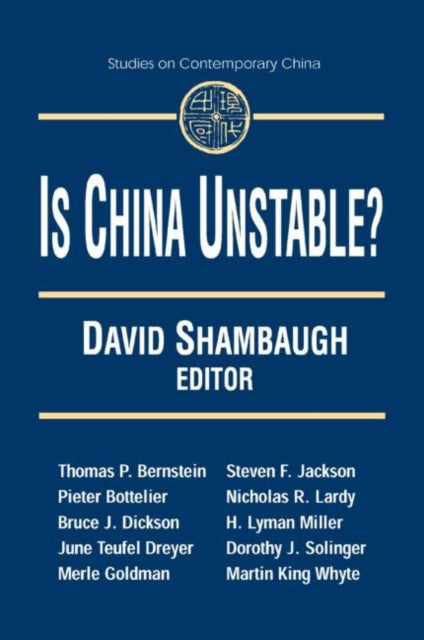 Book cover of: Is China Unstable?. By: David L. Shambaugh