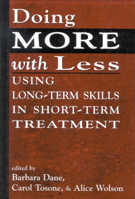 Book cover of: Doing More With Less. By: Barbara Tosone,  Carol Wolson,  Alice Dane
