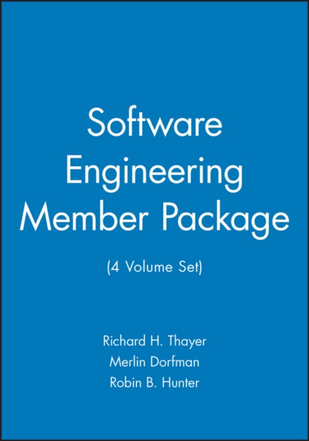 Book cover of: Software Engineering Member Package, 4 Volume Set. By: Richard H. Thayer