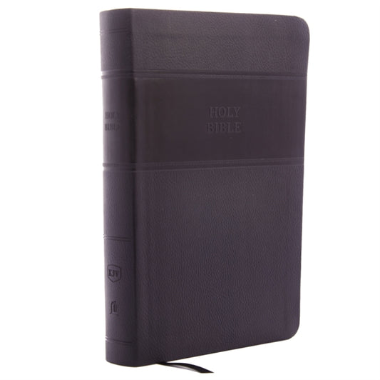 Book cover of: KJV Holy Bible: Personal Size Giant Print with 43,000 Cross References, Black Leathersoft, Red Letter, Comfort Print (Thumb Indexed): King James Version. By: Thomas Thomas Nelson