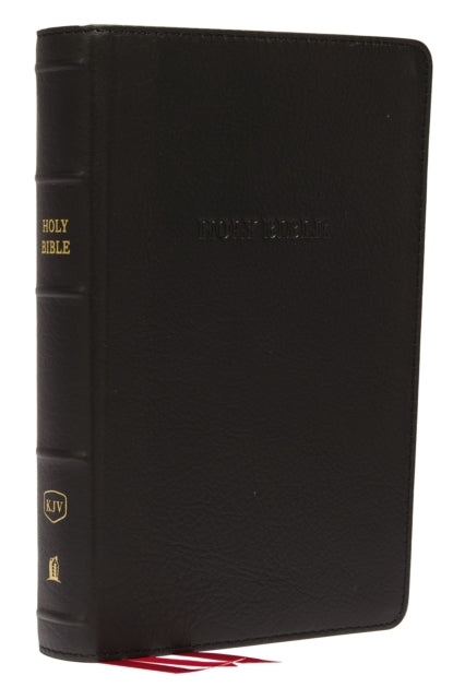 Book cover of: KJV Holy Bible: Personal Size Giant Print with 43,000 Cross References, Black Genuine Leather, Red Letter, Comfort Print: King James Version. By: Thomas Thomas Nelson