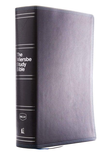 Book cover of: NKJV, Wiersbe Study Bible, Leathersoft, Black, Red Letter, Comfort Print. By: Warren W. Wiersbe