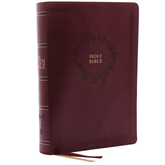 KJV Open Bible: Complete Reference System, Burgundy Leathersoft, Red Letter, Comfort Print: King James Version 9780785222989 Thomas Thomas Nelson
