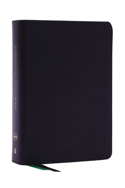 Book cover of: Evangelical Study Bible: Christ-centered. Faith-building. Mission-focused. (NKJV, Black Bonded Leather, Red Letter, Thumb Indexed, Large Comfort Print). By: Zondervan Publishing Company