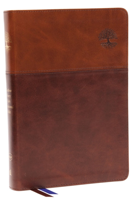 Book cover of: NKJV, Matthew Henry Daily Devotional Bible, Leathersoft, Brown, Red Letter, Thumb Indexed, Comfort Print. By: Zondervan Publishing Company