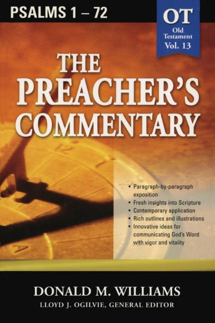 Book cover of: Preacher's Commentary - Vol. 13: Psalms 1-72. By: Donald M. Williams