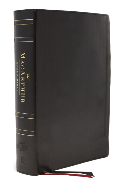 Book cover of: NASB, MacArthur Study Bible, 2nd Edition, Genuine Leather, Black, Thumb Indexed, Comfort Print. By: John MacArthur