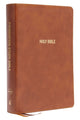 Book cover of: NKJV, Foundation Study Bible, Large Print, Leathersoft, Brown, Red Letter, Thumb Indexed, Comfort Print. By: Thomas Nelson
