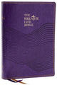 Book cover of: Breathe Life Holy Bible: Faith in Action (NKJV, Purple Leathersoft, Red Letter, Comfort Print). By: Michele Clark Jenkins