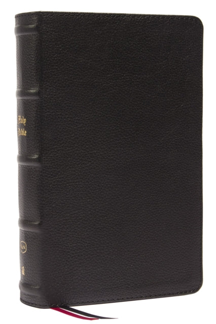 Book cover of: KJV Holy Bible: Large Print Single-Column with 43,000 End-of-Verse Cross References, Black Genuine Leather, Personal Size, Red Letter, Comfort Print: King James Version. By: Zondervan Publishing Company