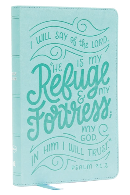 Book cover of: NKJV, Thinline Youth Edition Bible, Verse Art Cover Collection, Turquoise Leathersoft, Red Letter, Comfort Print. By: Zondervan Publishing Company