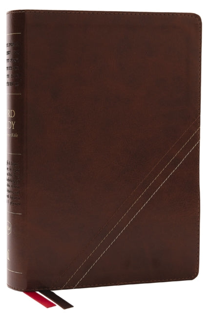 Book cover of: NKJV, Word Study Reference Bible, Leathersoft, Brown, Red Letter, Comfort Print. By: Zondervan Publishing Company