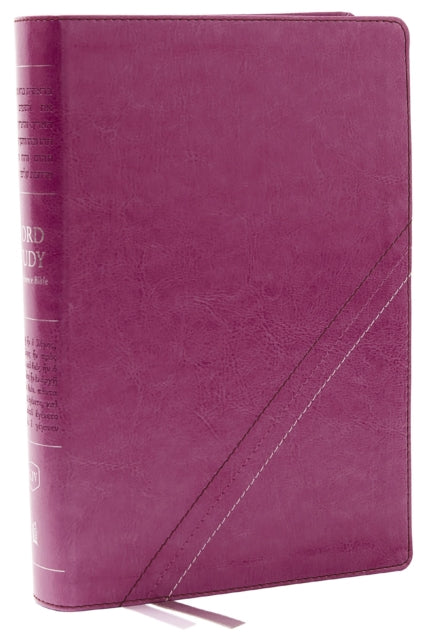 Book cover of: KJV, Word Study Reference Bible, Leathersoft, Pink, Red Letter, Comfort Print. By: Zondervan Publishing Company