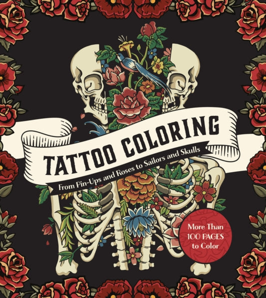Book cover of: Tattoo Coloring. By: Editors of Chartwell Books