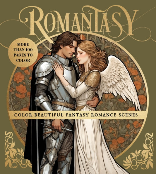 Book cover of: Romantasy Coloring Book. By: Editors of Chartwell Books